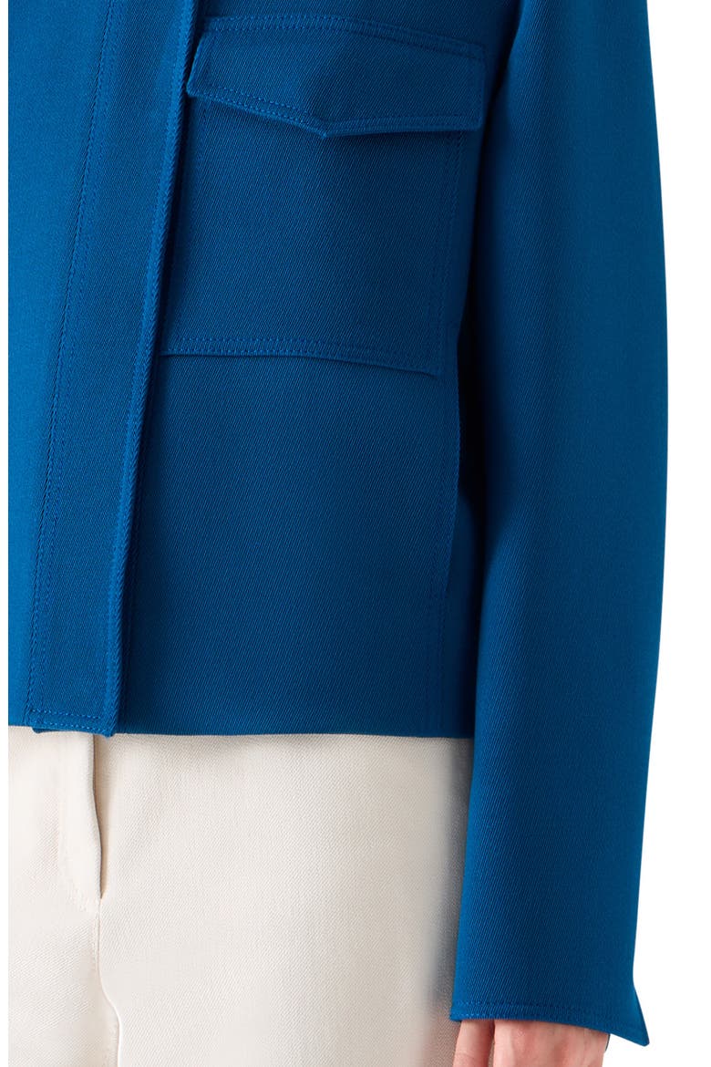 Wool Tricotine Utility Jacket, Alternate, color, URANUS