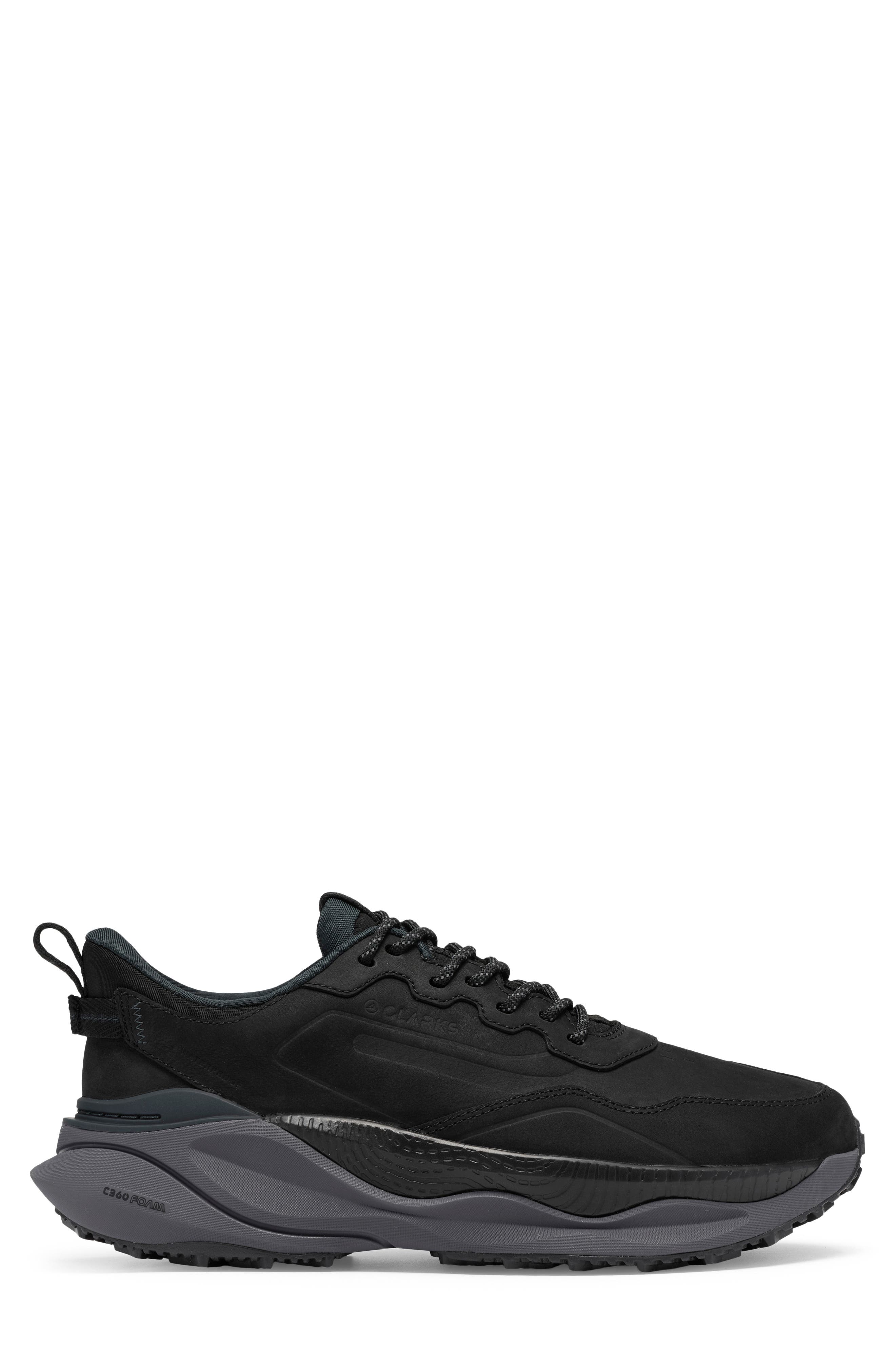 Pace Trail Sneaker, Alternate, color, BLACK
