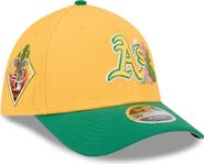 New Era Men's New Era Gold/Green Athletics 2026 Spring Training M-Crown 39THIRTY Flex Hat