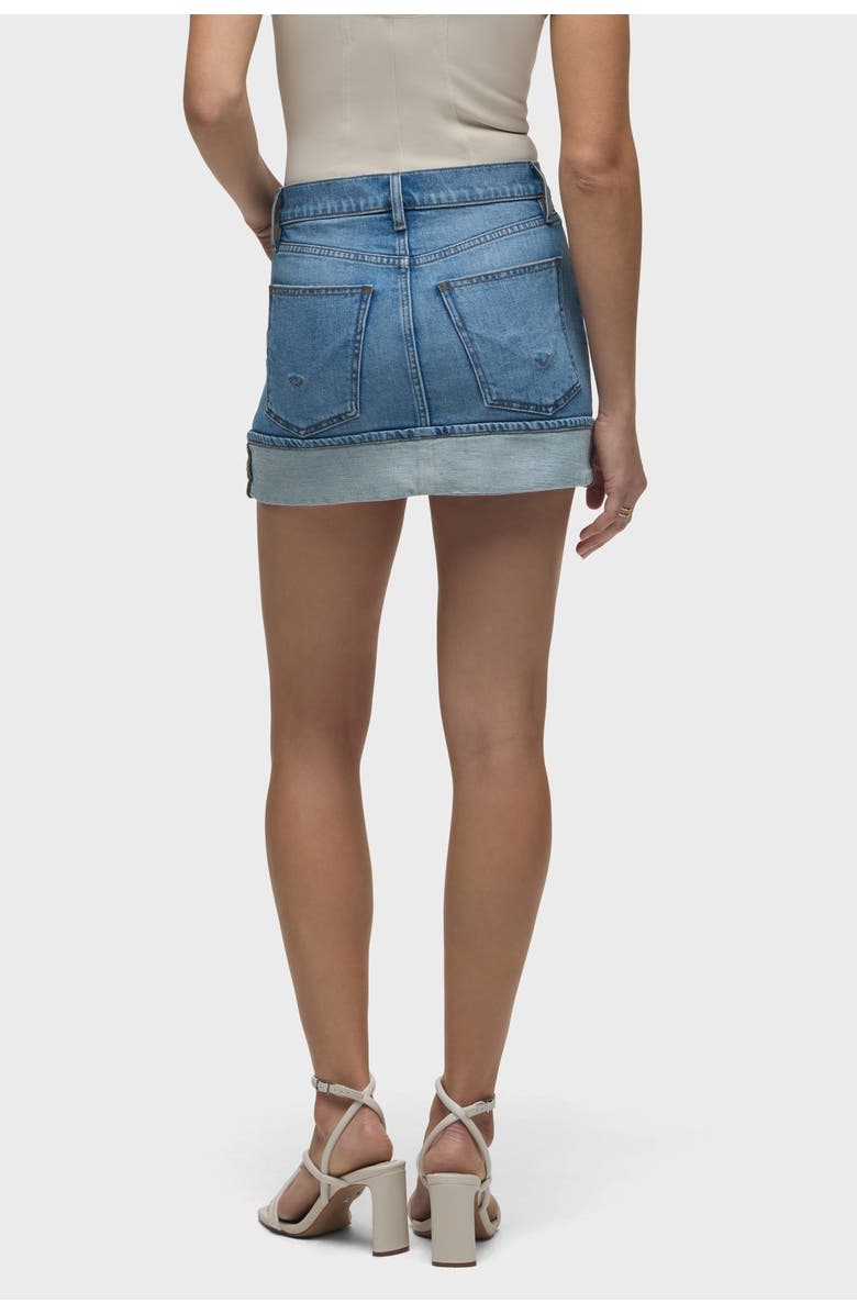 Hudson Jeans Cuff Mini Skirt, Alternate, color, Parkwood
