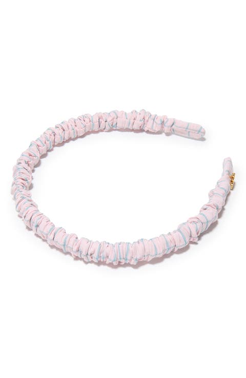 Jessie Ruched Cotton Headband