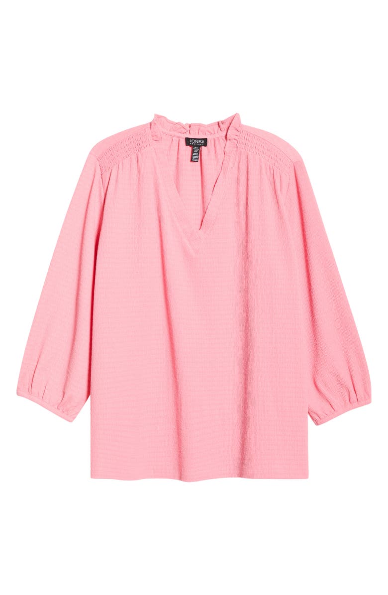 Jones New York Smocked Shoulder Popover Top, Alternate, color,