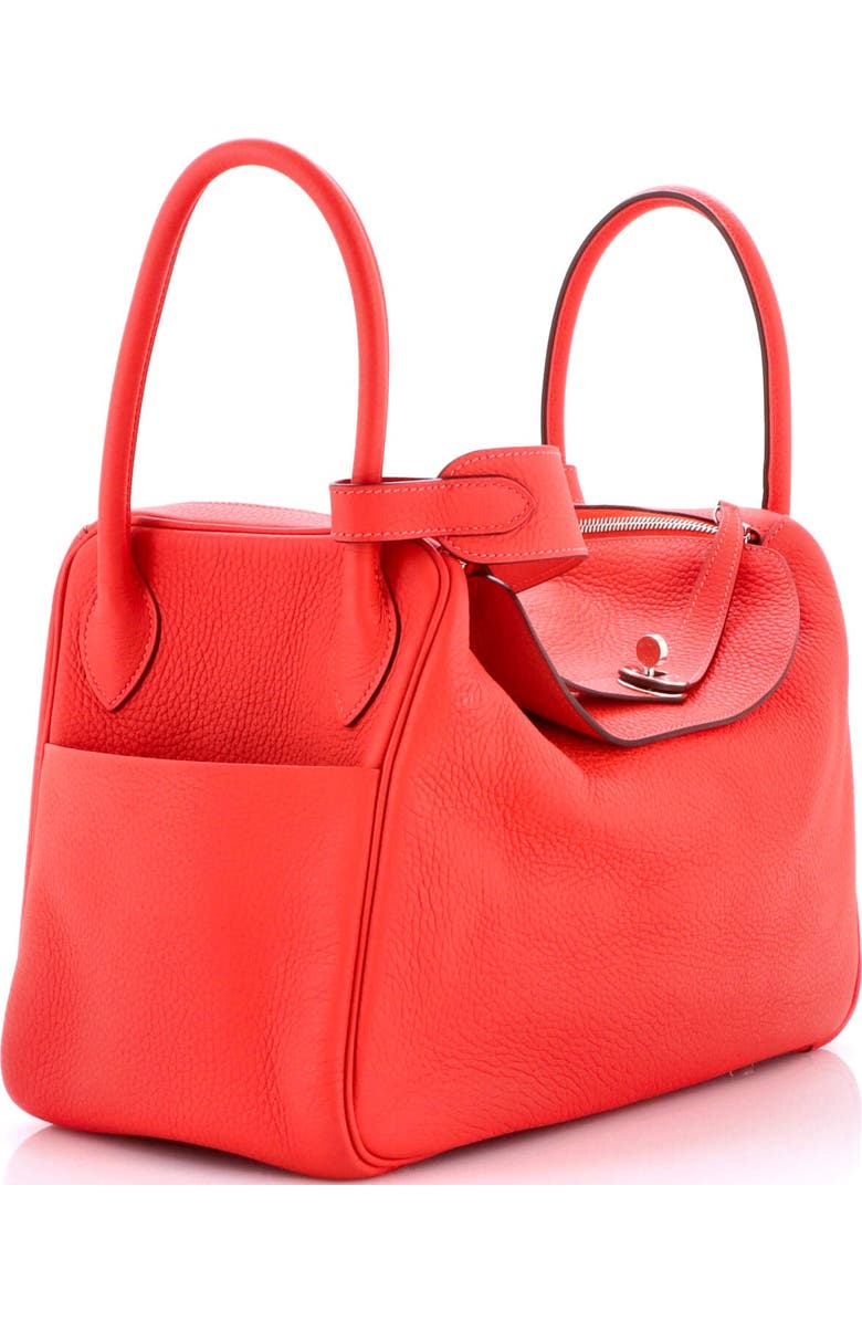 Pre-Owned Hermes Lindy Bag Clemence 34, Alternate, color, Rouge Pivoine