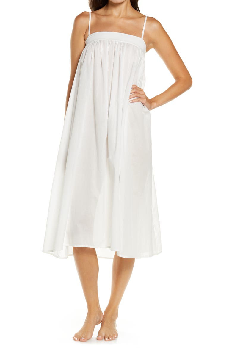 Innocent Cotton Chemise, Main, color, WHITE