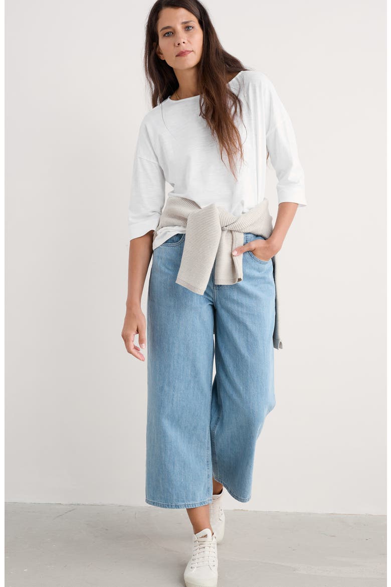 Tremayne Quay Organic Cotton Top, Alternate, color, SALT