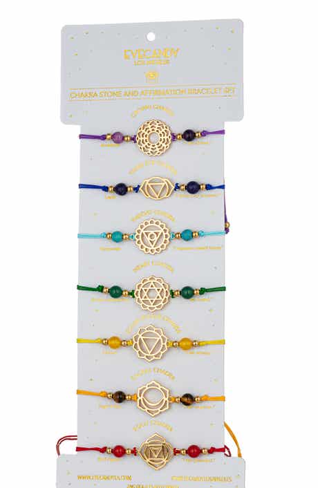 EYE CANDY LOS ANGELES Chakra Bracelet - Set of 7