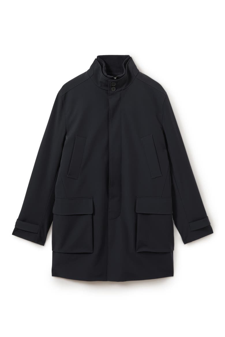 Player Water Resistant Coat, Alternate, color, NAVY