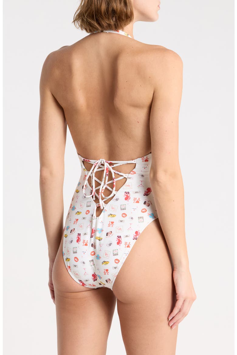 Cheryl One-Piece Swimsuit, Alternate, color, THE KINI THAT NEVER SLEEPS