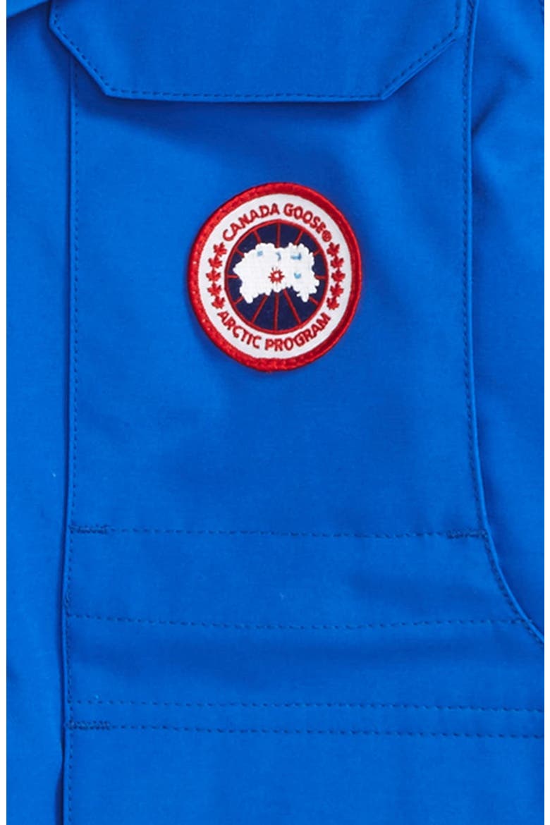 PBI Expedition Waterproof Down Parka with Genuine Coyote Fur Trim, Alternate, color, ROYAL BLUE