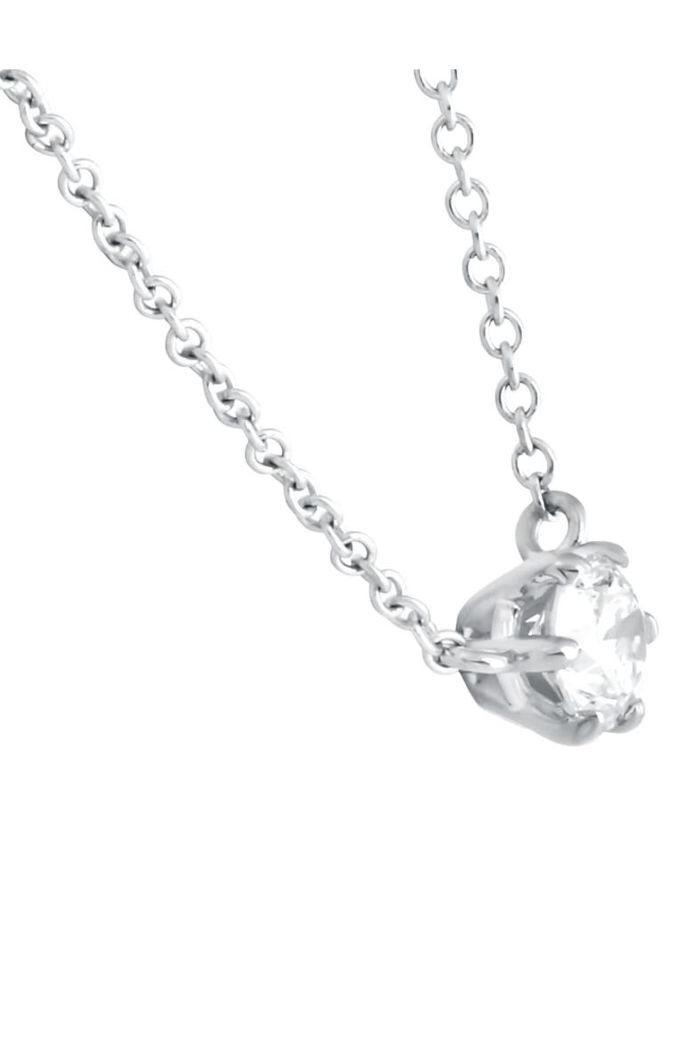 Bliss Diamond 14K Gold 1/4ct Floating Solitaire EX3 Lab Grown Diamond Pendant Necklace, Alternate, color, 