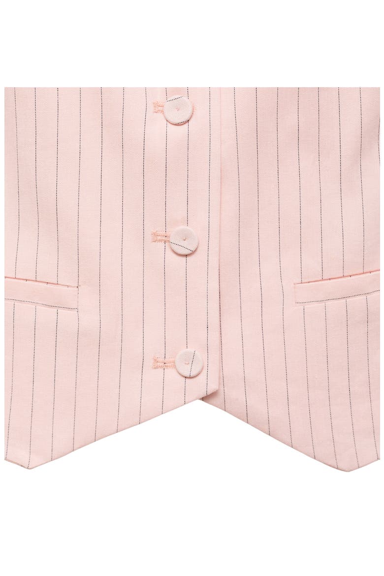Stripe Vest, Alternate, color, PASTEL PINK