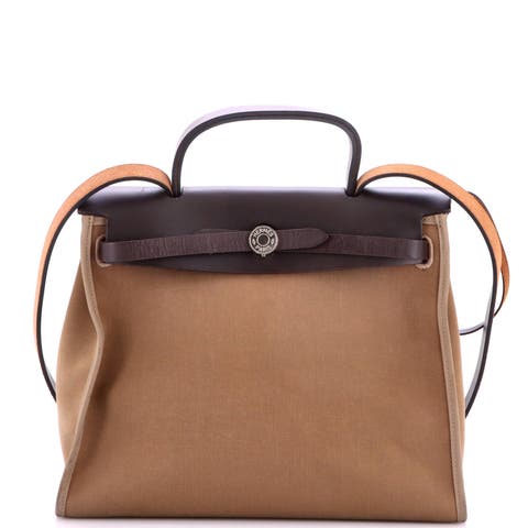 Herbag Zip Leather and Toile 31