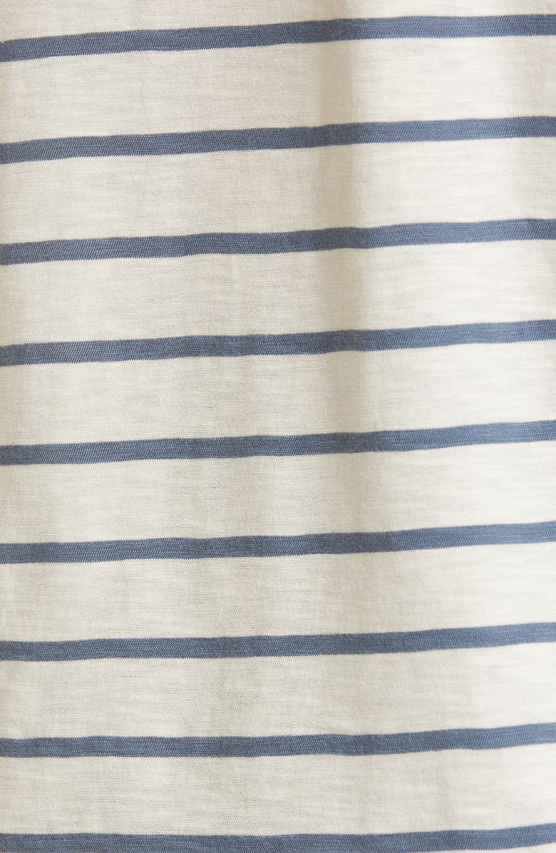 Veronica Beard Mason Stripe Long SleeveT-Shirt, Alternate, color, 