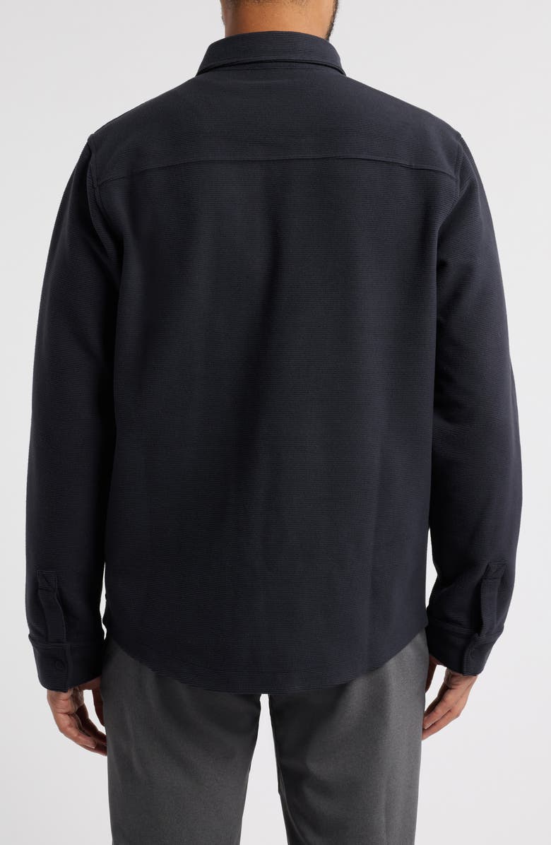 Zella Trek Brushed Ottoman Shirt Jacket, Alternate, color,