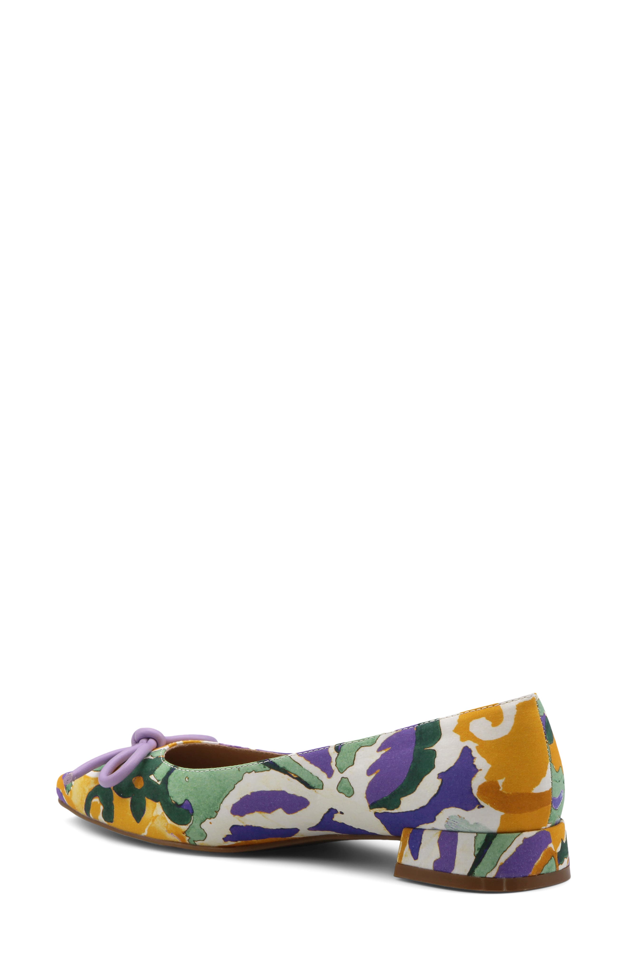 Bobble Faux Leather Flat, Alternate, color, LVNDR MULTI