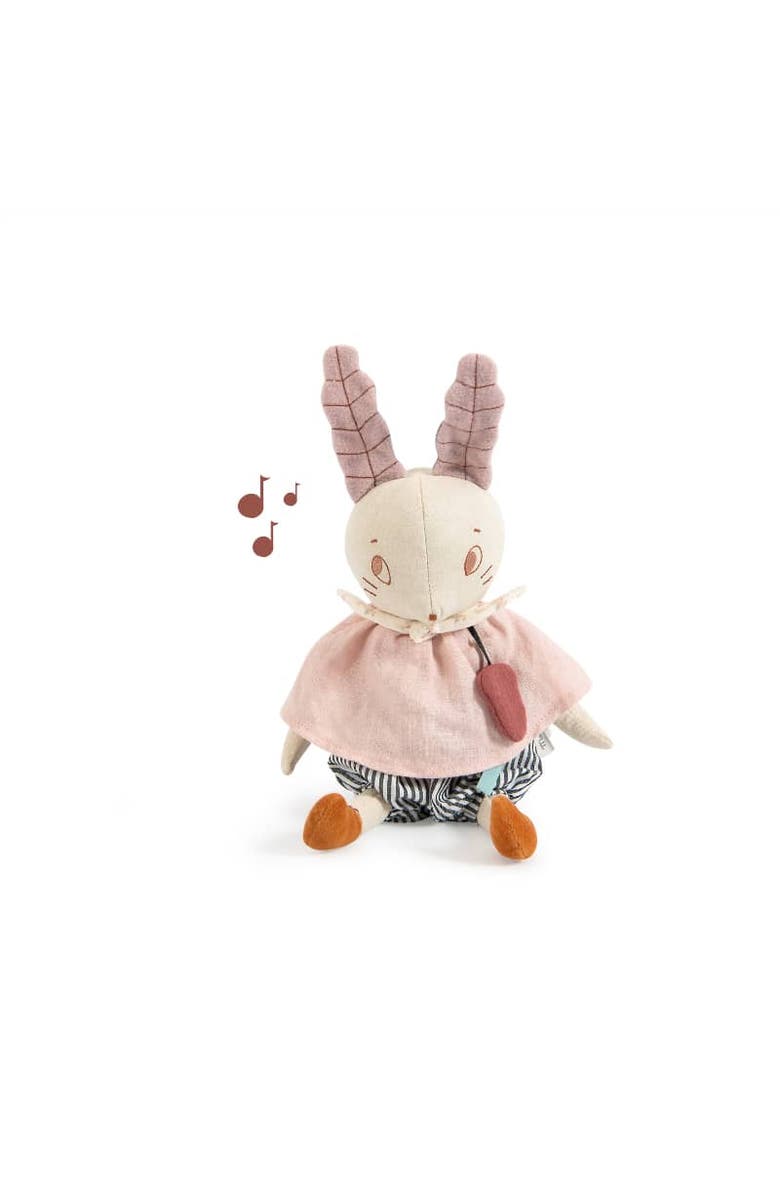 Moulin Roty Lune the Rabbit Musical Toy, Main, color, Natural