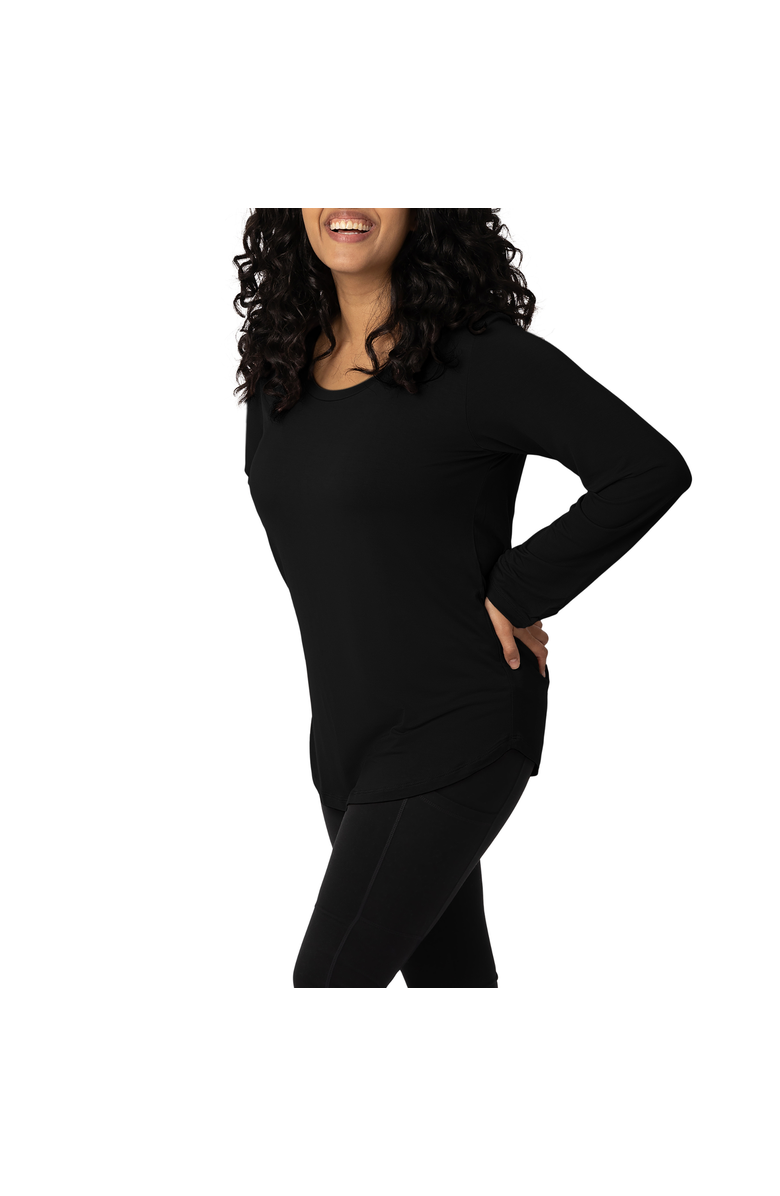 Kindred Bravely Maternity & Nursing Long Sleeve T-shirt, Main, color, Black