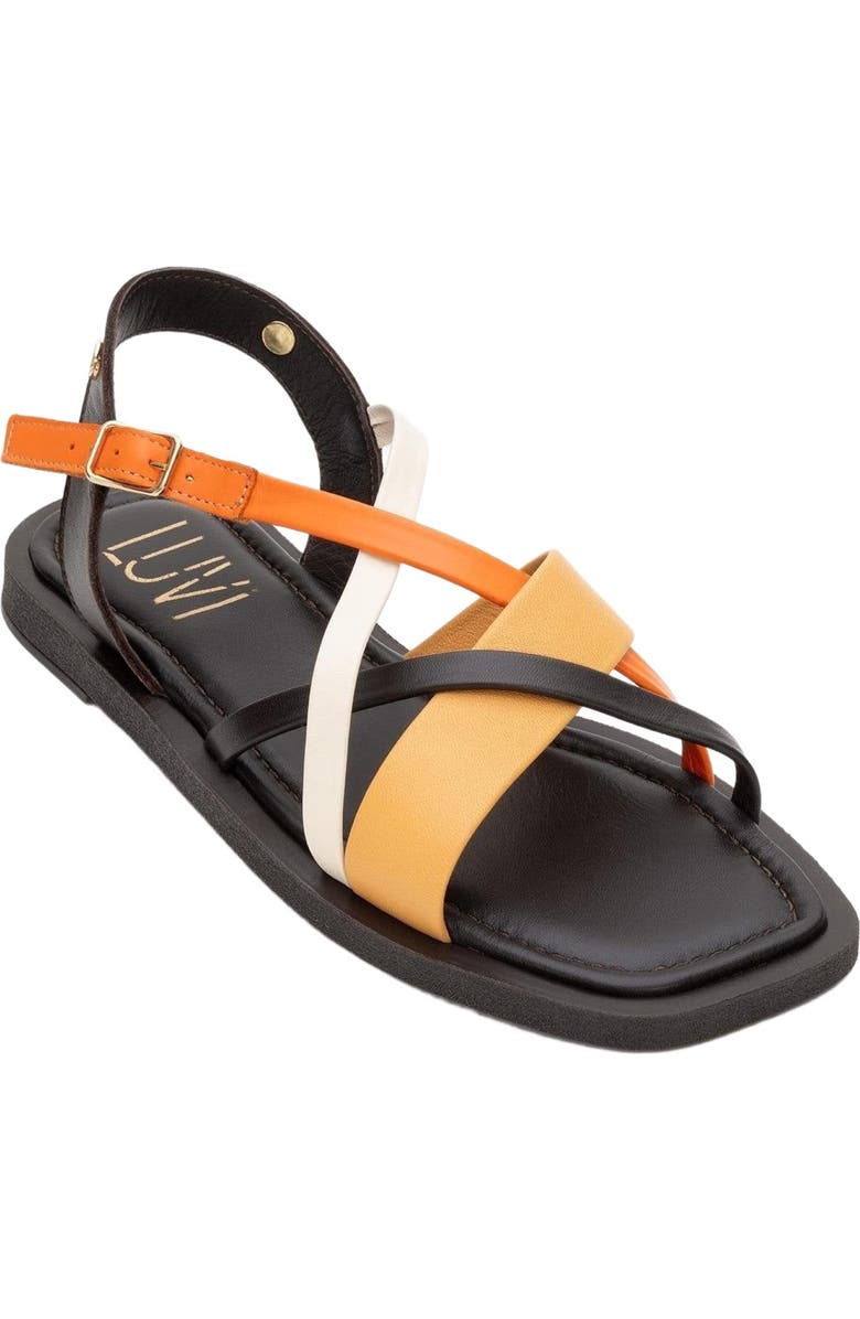 Forever & Always Shoes Rouse Leather Sandal, Main, color, Brown Leather