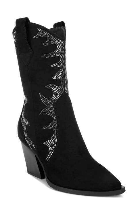 Rambler Microstud Western Boot (Women)