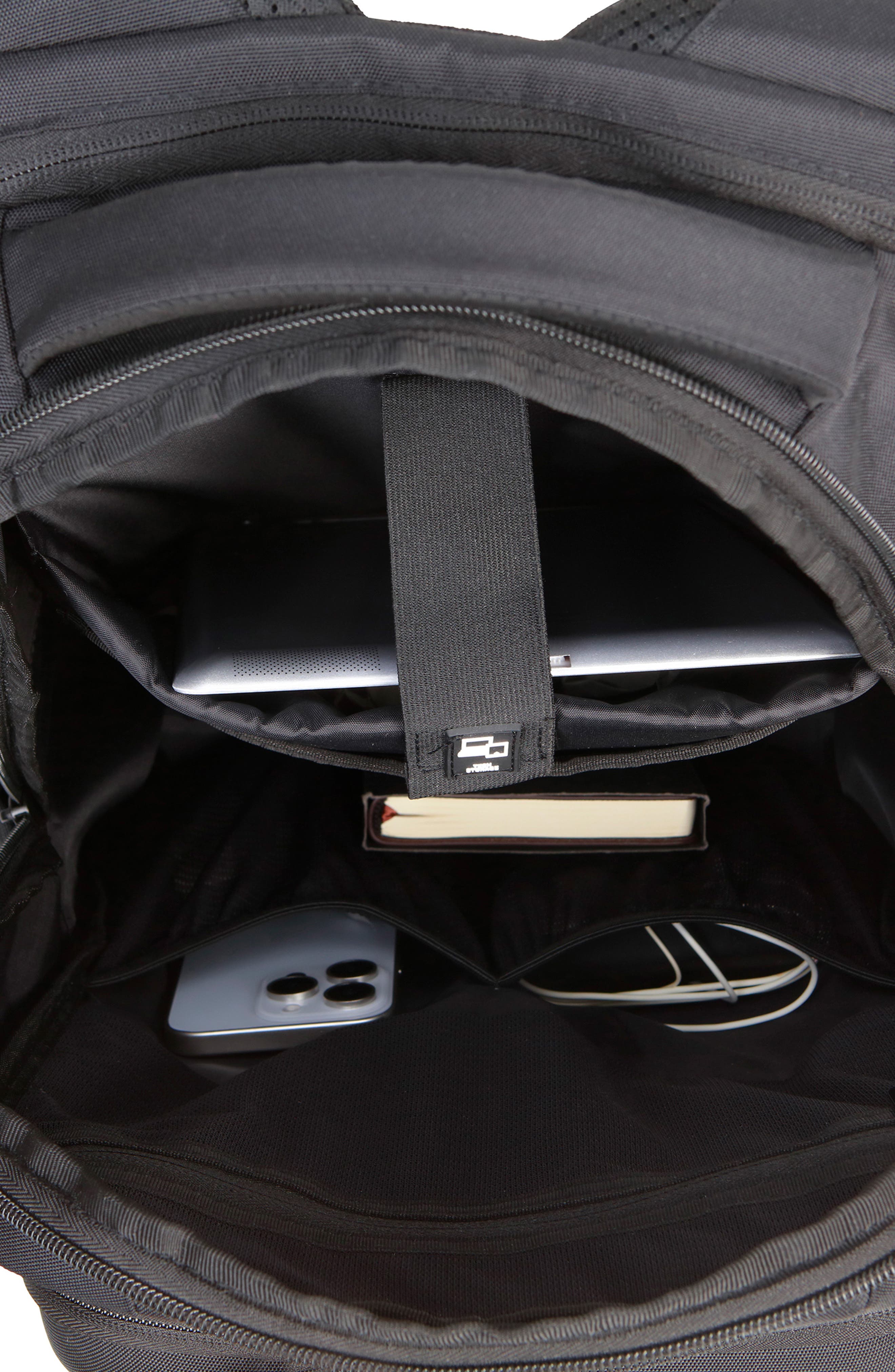 The Venturer Twill Backpack, Alternate, color, BLACK