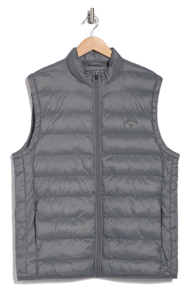 Full Zip Puffer Vest, Alternate, color, QUIET SHADE