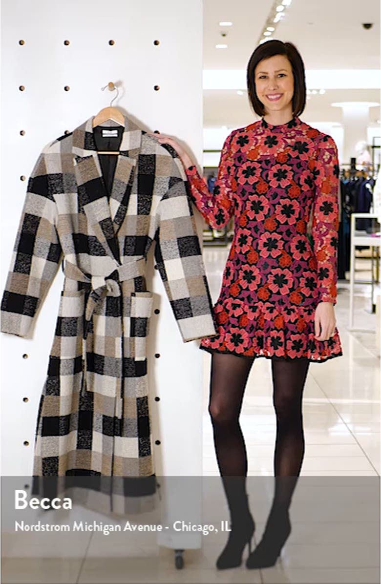 Check Wrap Coat, sales video thumbnail