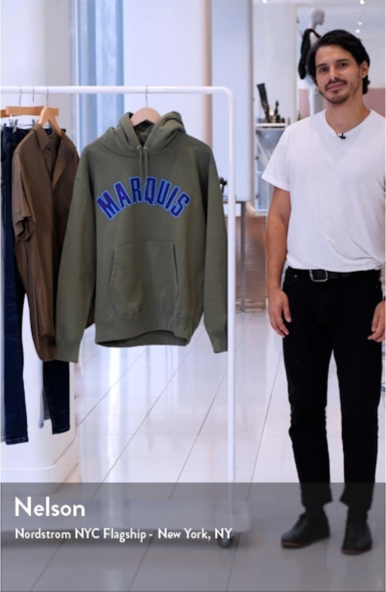 Men's Embroidered Marquis Hoodie, sales video thumbnail