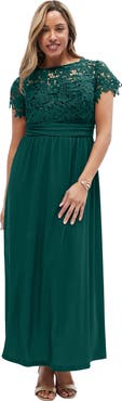 Jessica London Lace Maxi Dress