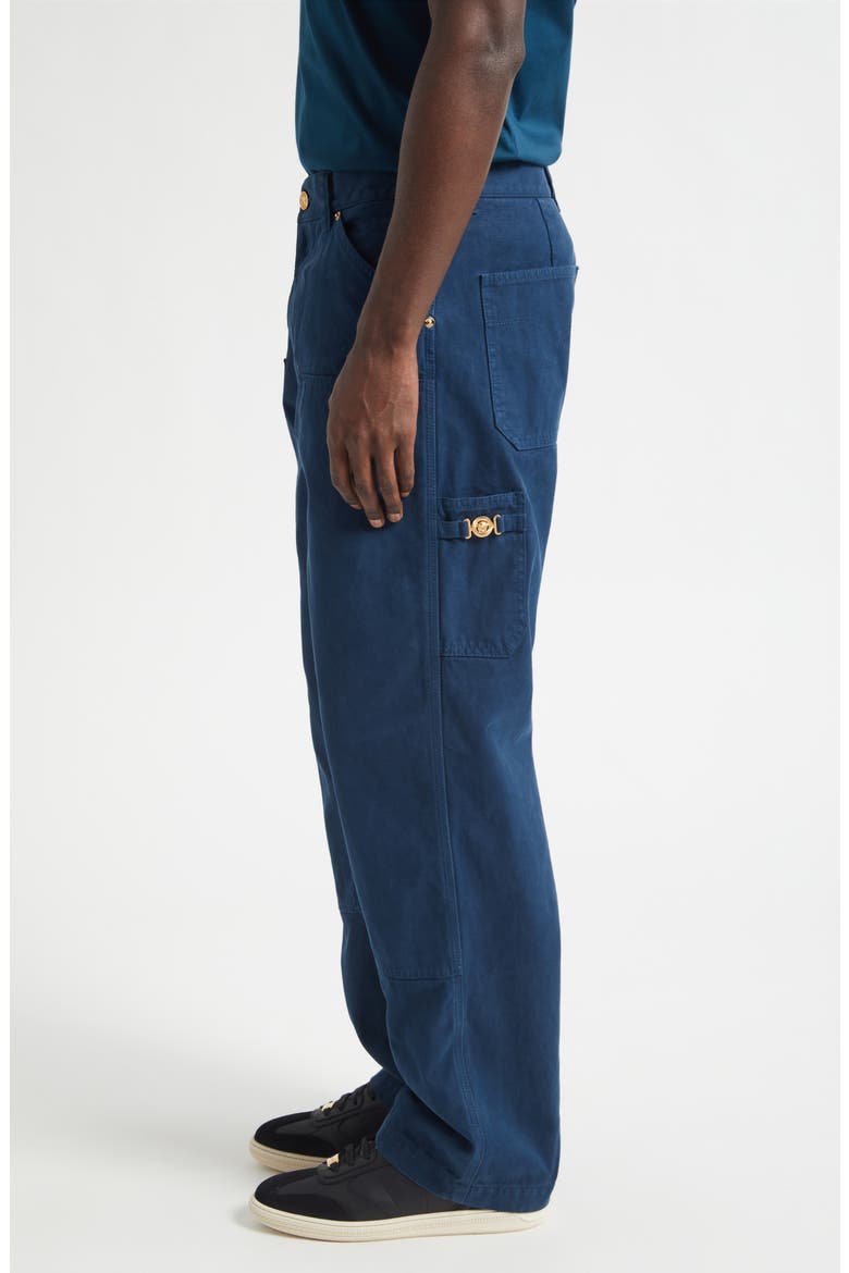 Straight Leg Jeans, Alternate, color, PETROL BLUE