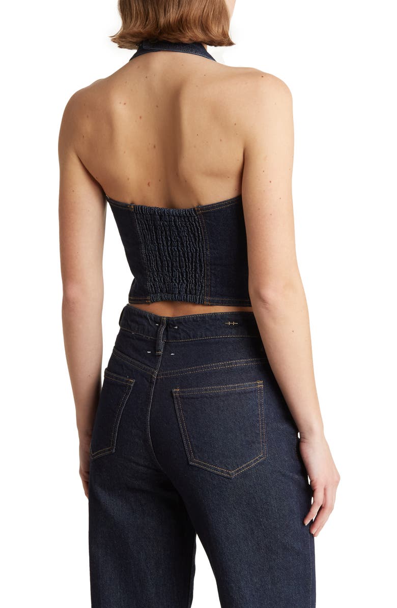 Habitual Halter Denim Vest, Alternate, color,