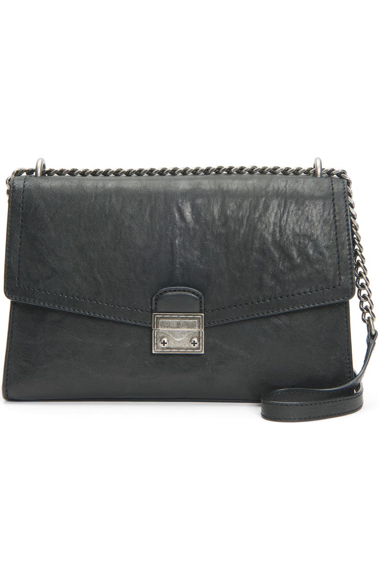 Frye Ella Leather Shoulder Bag, Main, color,