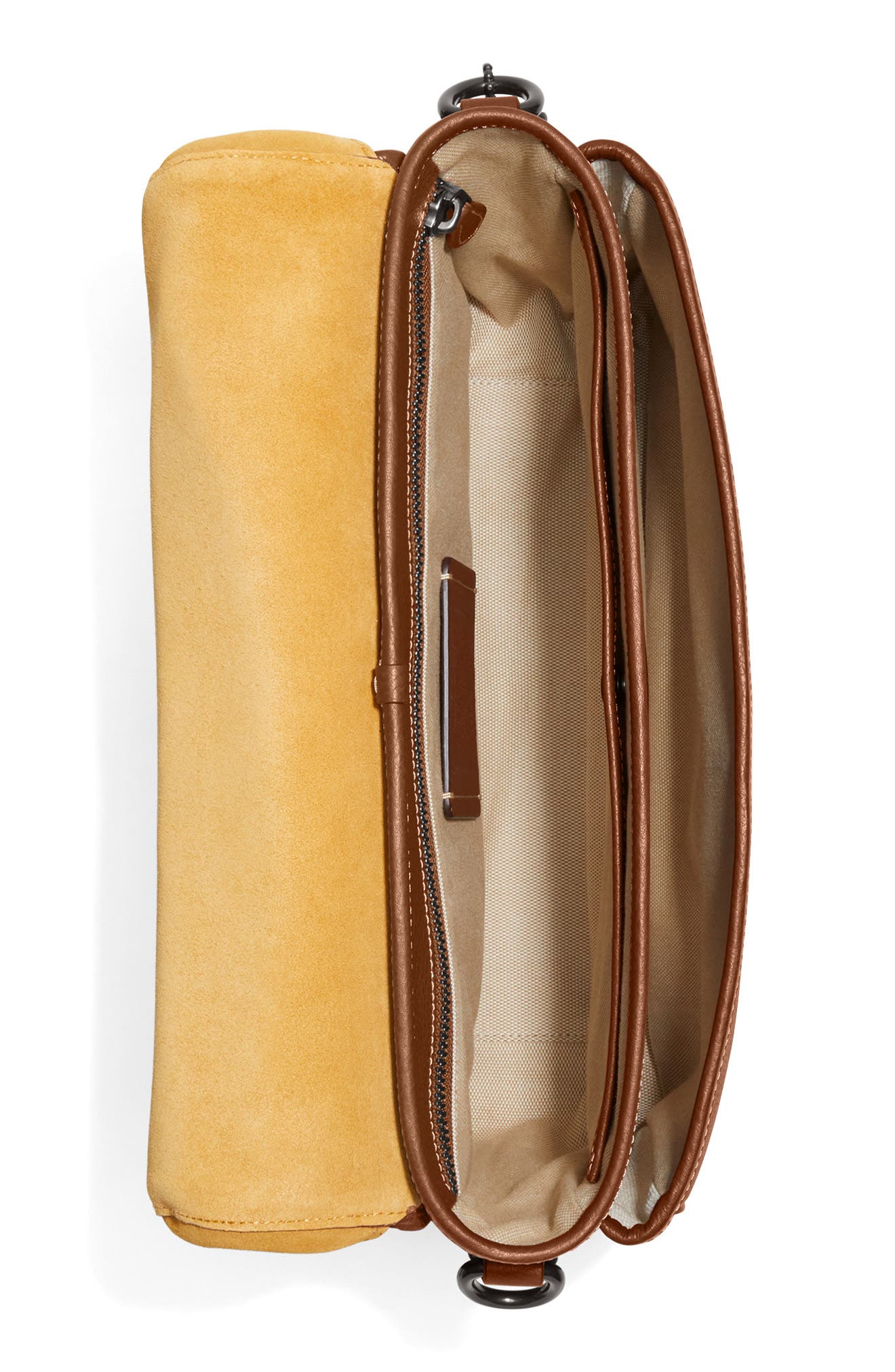 COACH Carriage Leather Messenger Bag, Alternate, color, 