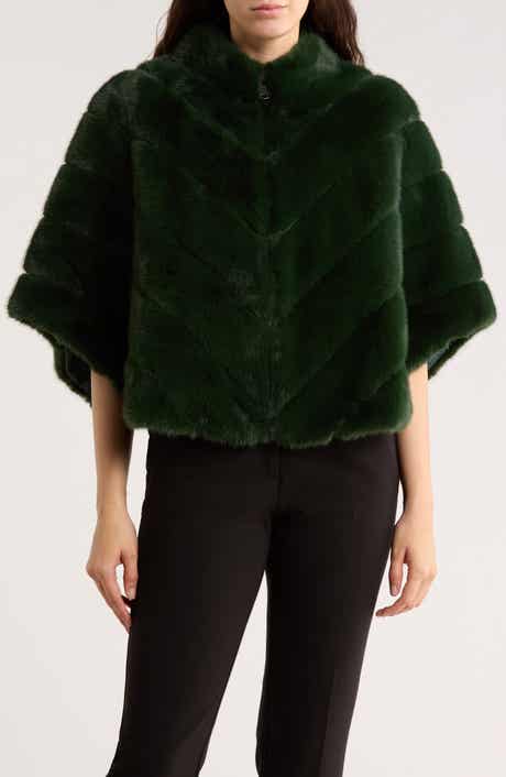 La Fiorentina Faux Fur Capelet