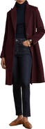 Lauren Ralph Lauren Single Breasted Wool Blend Coat