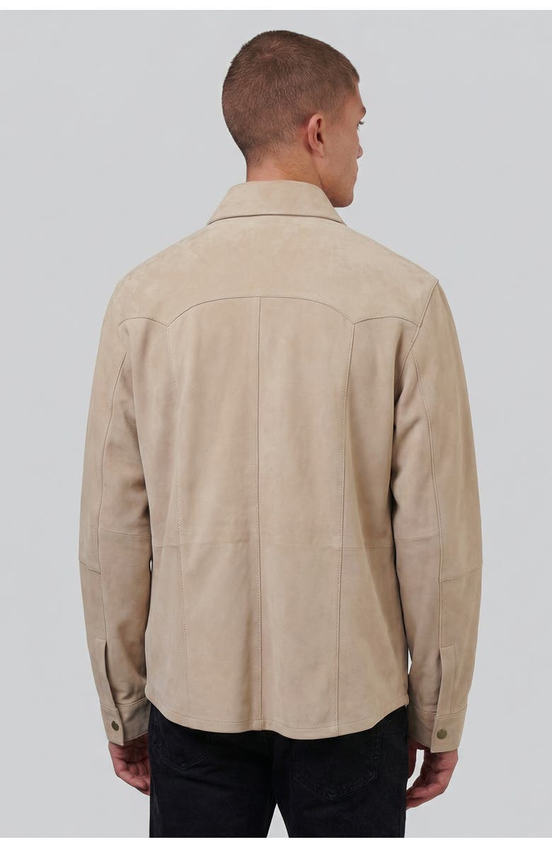 FURNIQ UK Jett Suede Shirt Jacket, Alternate, color, Beige