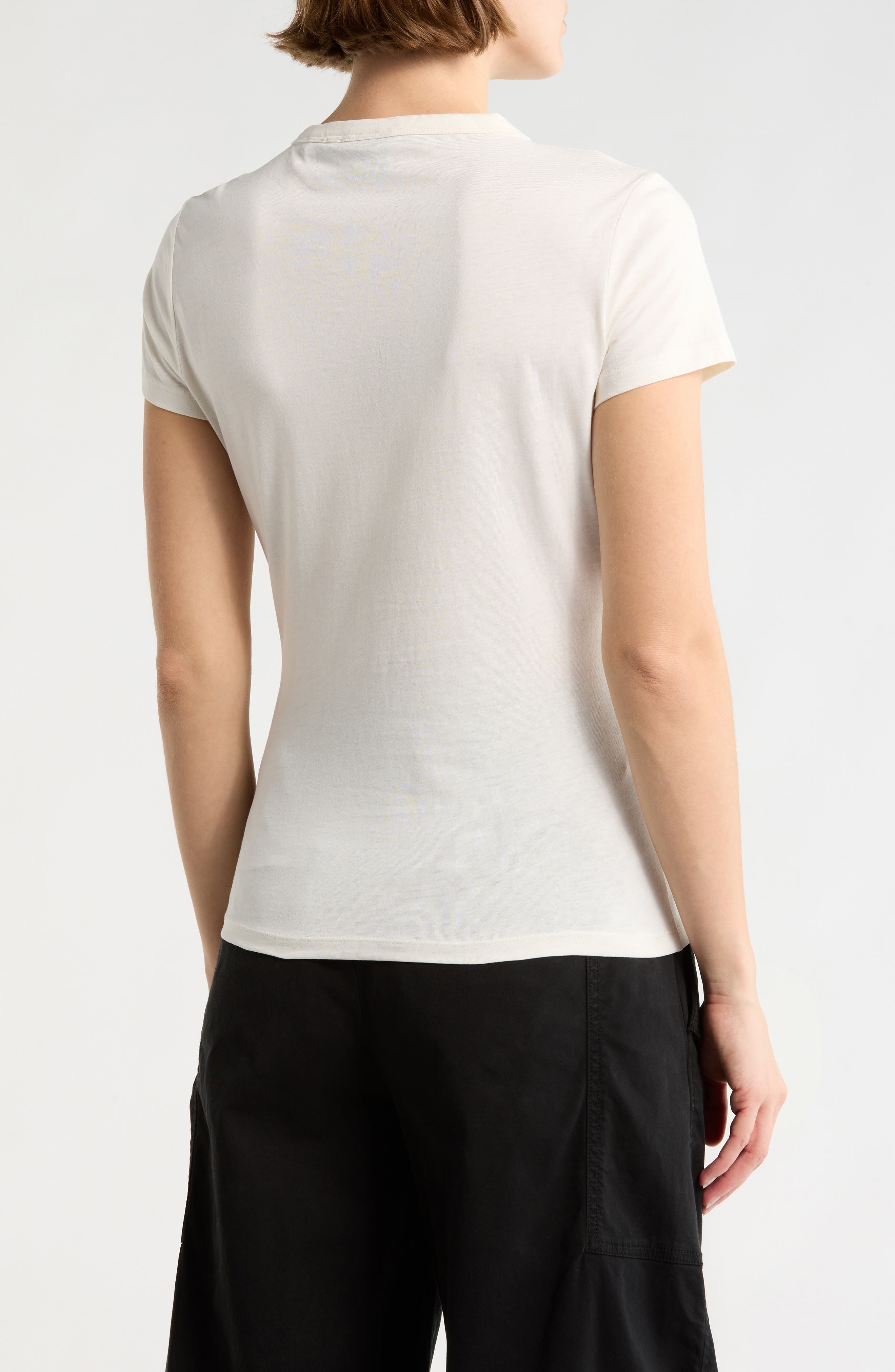 Rhinestone Embellished Short Sleeve T-Shirt - image 2