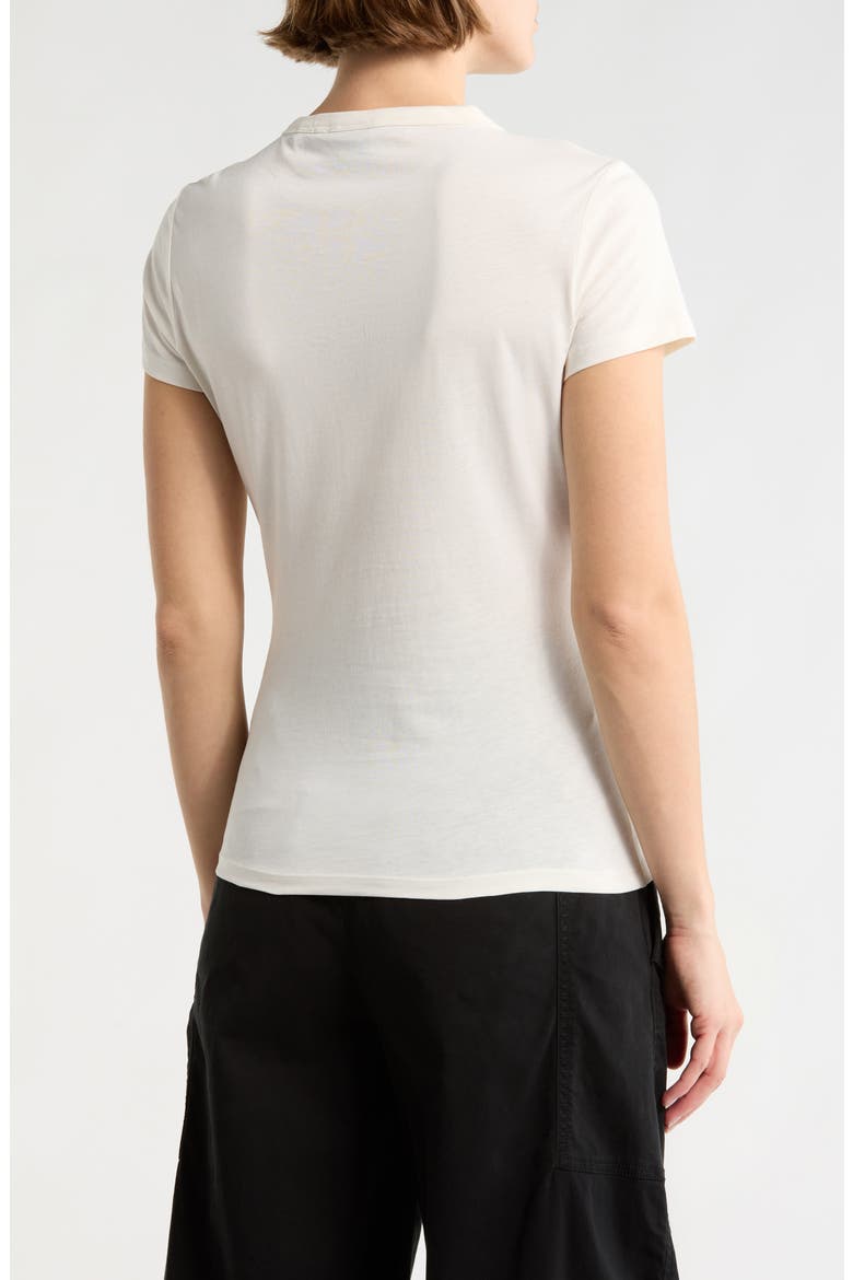 Rhinestone Embellished Short Sleeve T-Shirt, Alternate, color, OPEN WHT