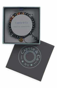 Caputo & Co. Men's Mantra Semiprecious Stone Bracelet