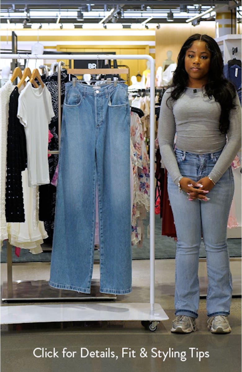The Masha Super High Waist Wide Leg Jeans, sales video thumbnail