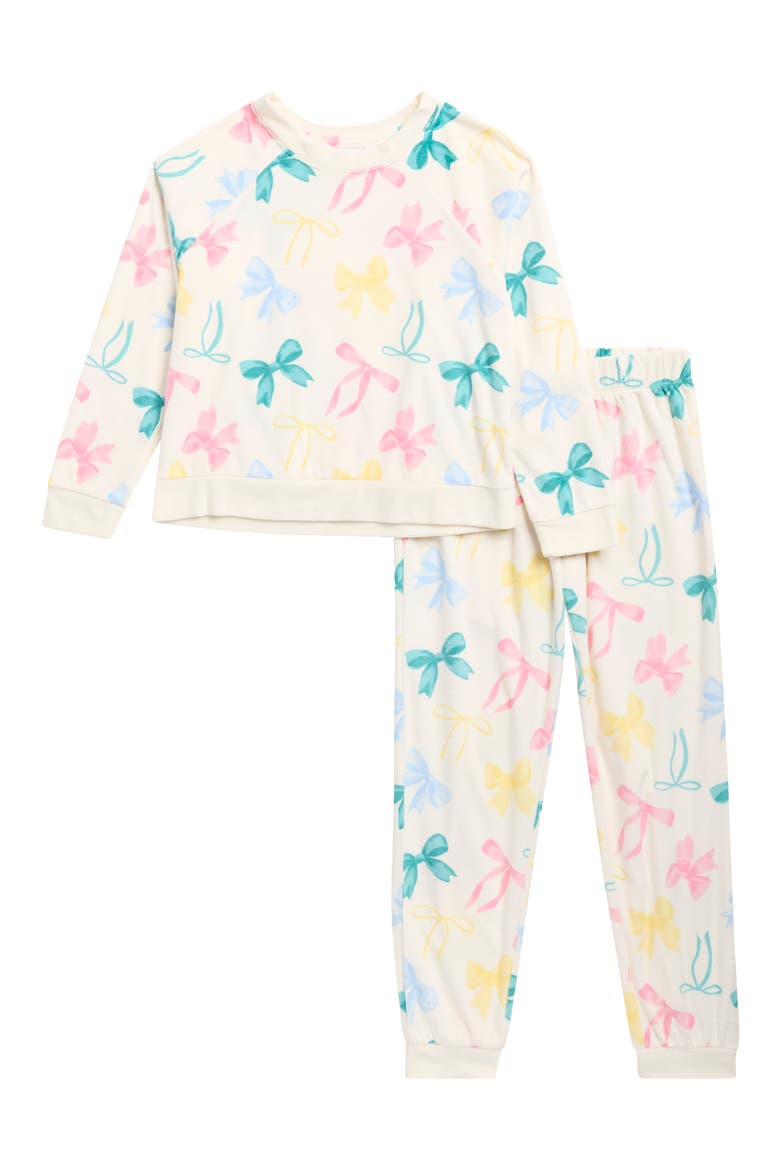 Kids' Cuddle Up Pajamas, Main, color, IVORY