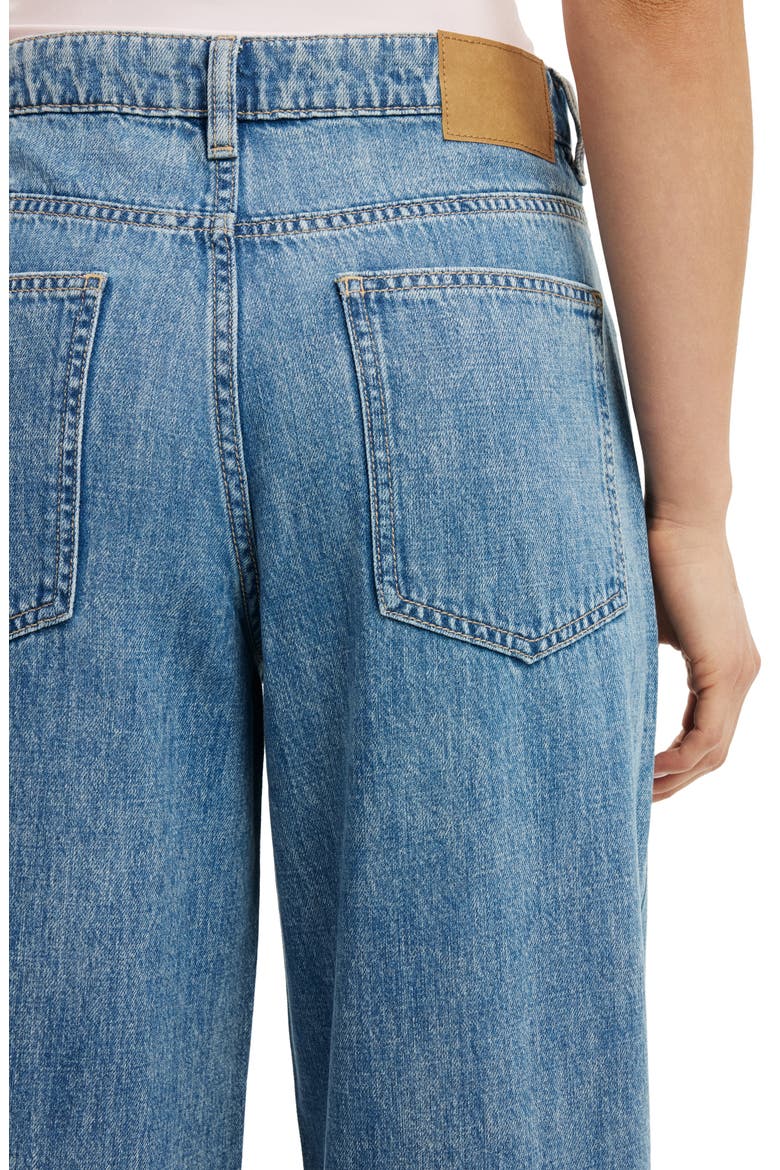 High Waist Wide Leg Jeans, Alternate, color, PISCES BLUE