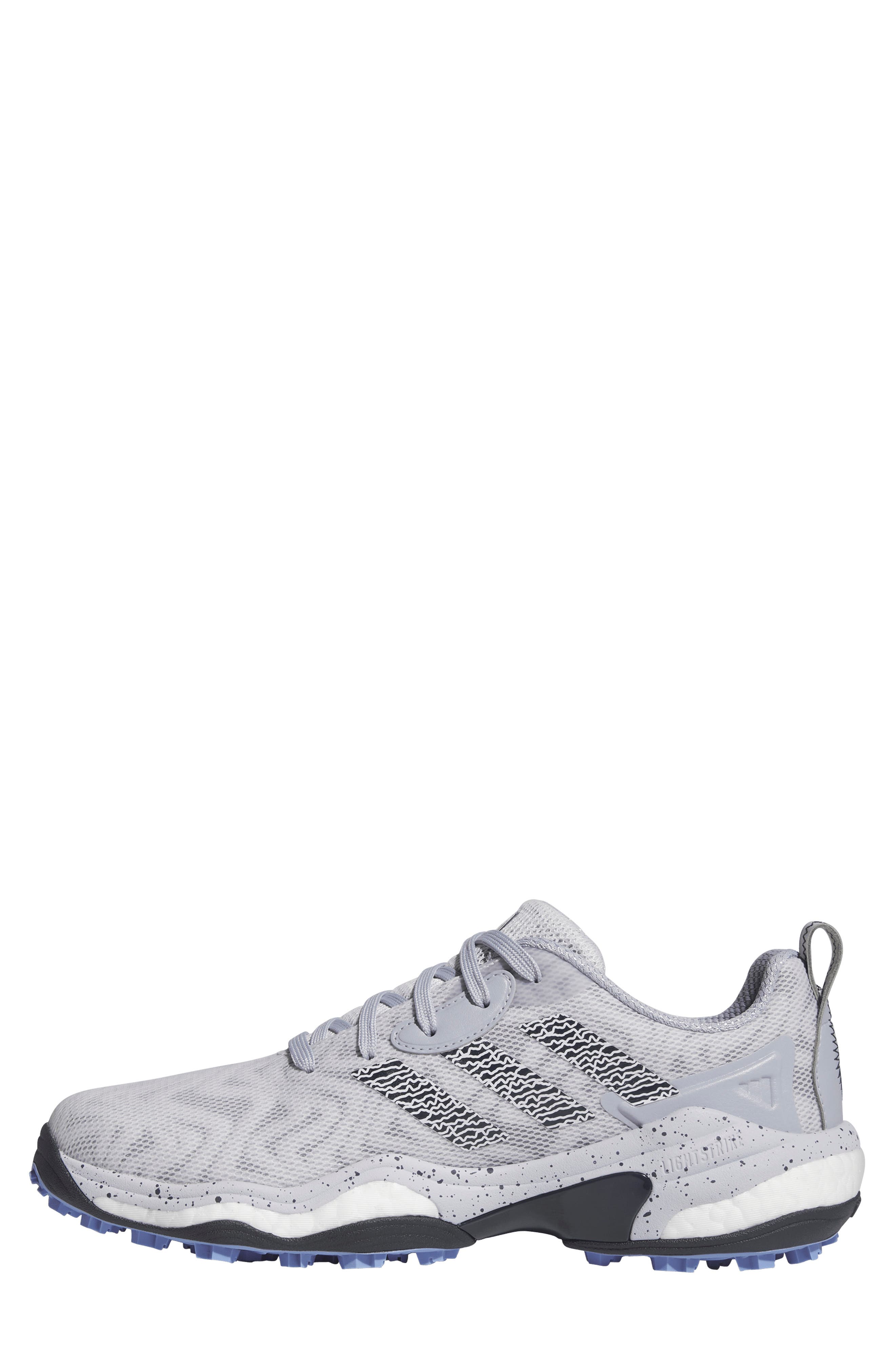 adidas Codechaos 25 Spikeless Golf Shoe, Alternate, color, Grey/ Aurora Ink/ Silver
