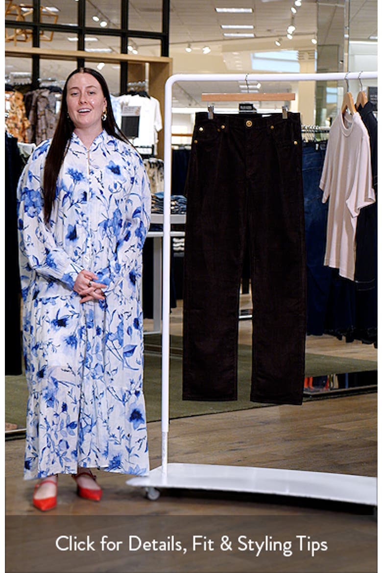 Harlow Corduroy Straight Leg Pants video