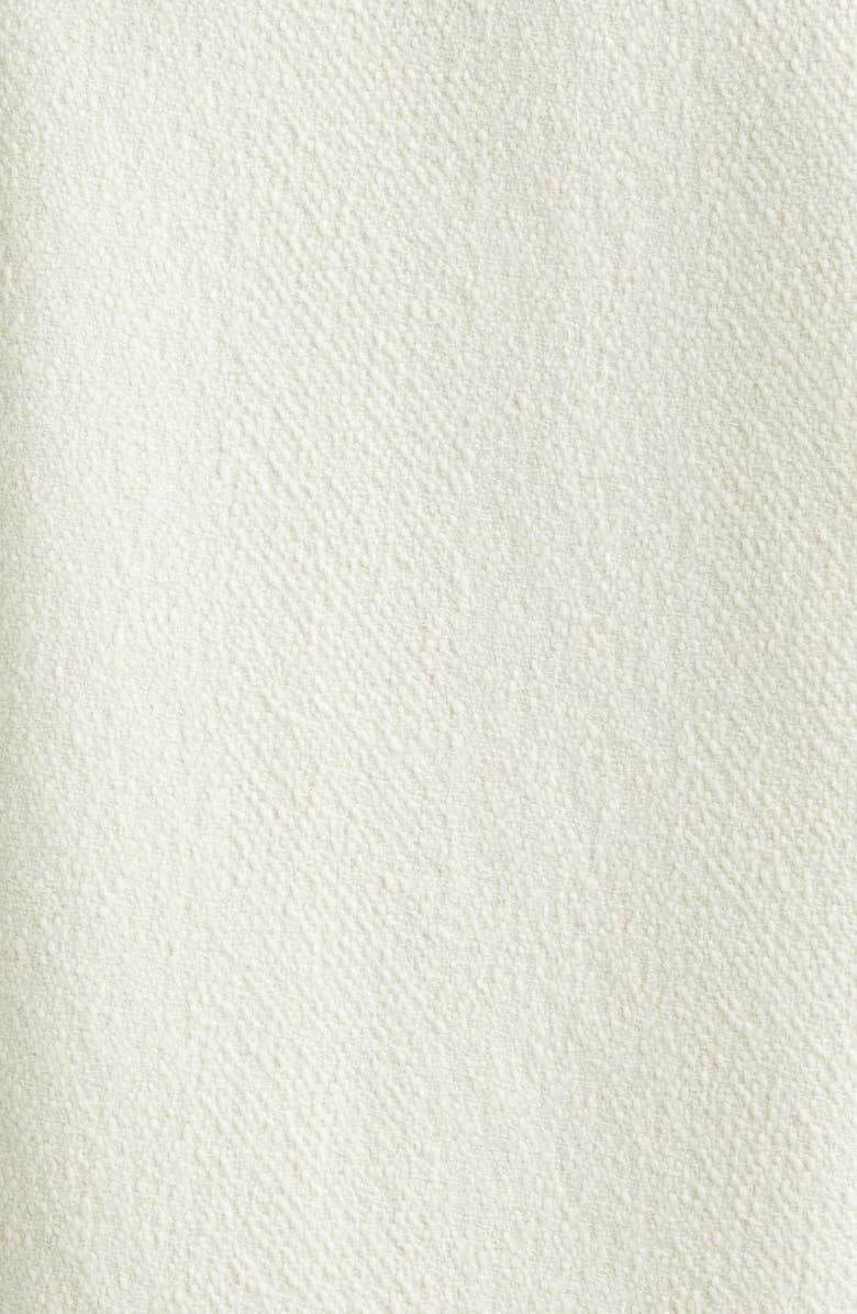 TOTEME Open Front Wool Blend Bouclé Jacket, Alternate, color, Ecru