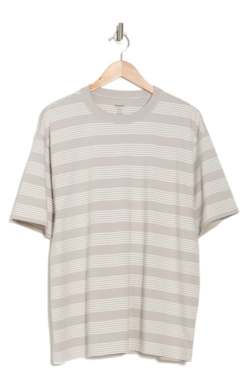 Abound Oversize Stripe Cotton T-shirt In Grey Barred Stripe