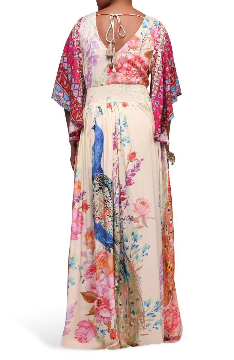 holiCHIC Floral Cotton Maxi Dress, Alternate, color, 