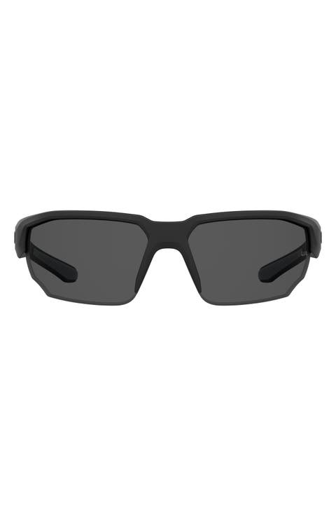 70mm Polarized Oversize Sport Sunglasses