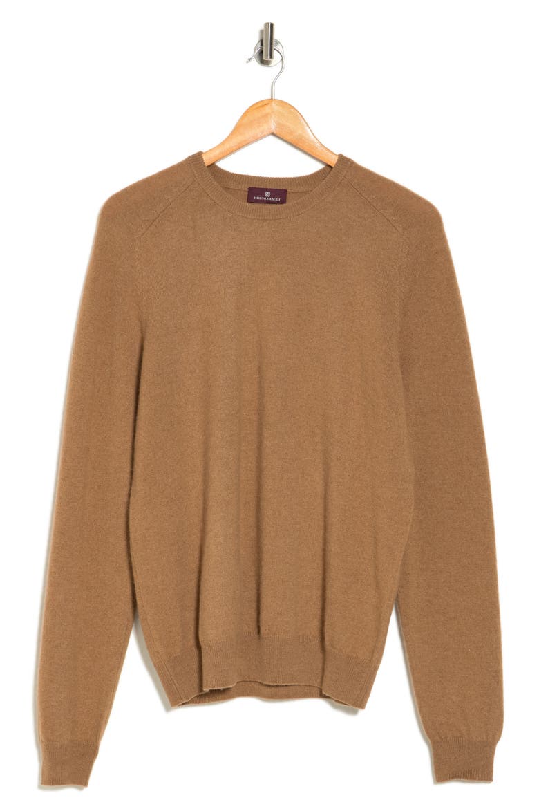 Crewneck Camel Hair Sweater, Alternate, color, CAMEL