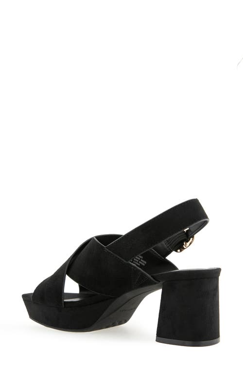 Aerosoles Pura Platform Sandal In Black