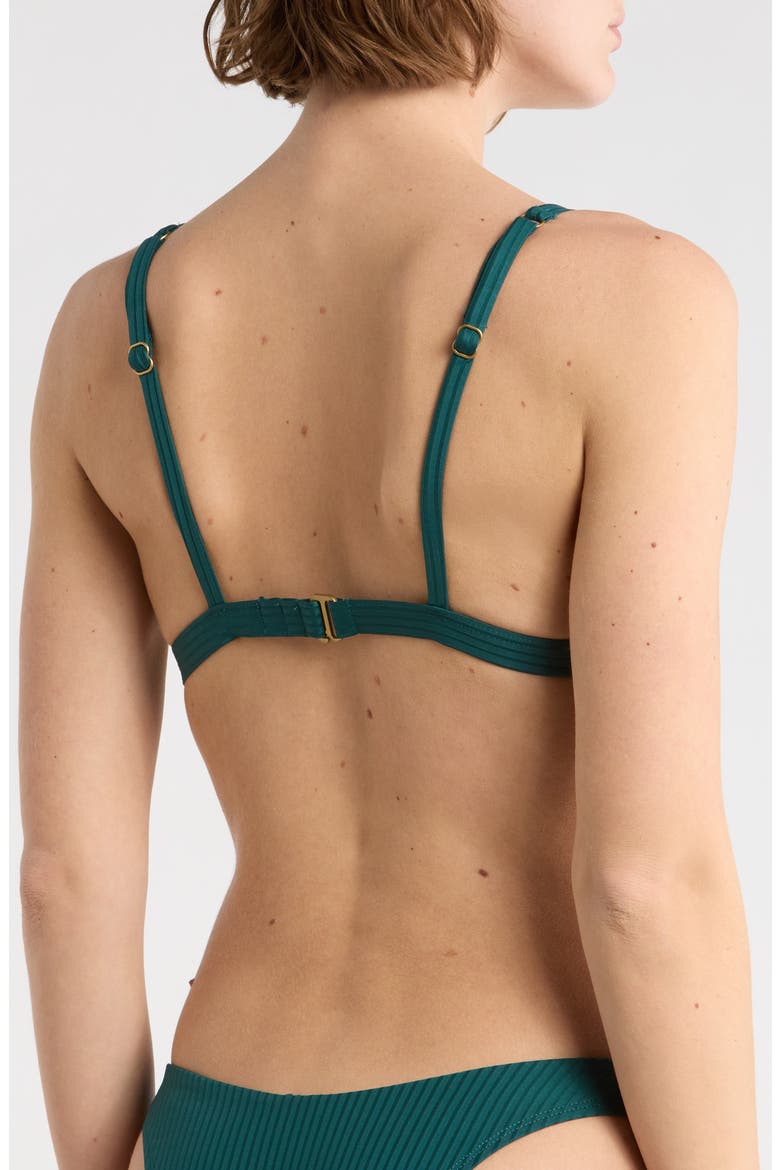 Moss Rib Bikini Top, Alternate, color, EMERALD